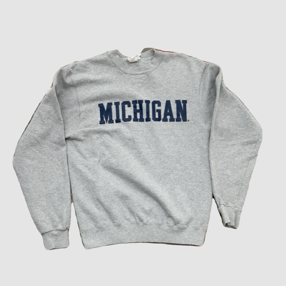 Gray Michigan Sweater